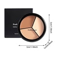 thumbnail image 2 of teapwant 3 Color Full Coverage Concealer Moisturizing Concealer Covering The Pores And Blemishes Of Skin 35g, 2 of 7