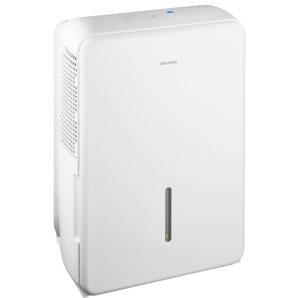 Restored Insignia NSDH50WH9 50Pint Portable Dehumidifier, White
