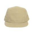 thumbnail image 2 of WITHMOONS Cotton Jockey Flat Bill Cap 5 Panel Camp Hat Outdoor Fishing YZ20113 (Beige-L), 2 of 3
