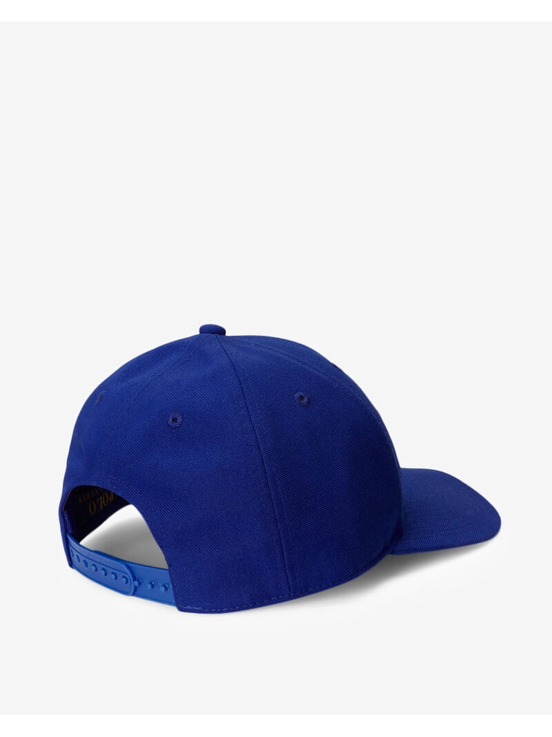 Polo Ralph Lauren Navy Embroidered Flat Cap Snap Back - Walmart.com