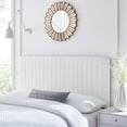 thumbnail image 5 of Modway Milenna Channel Tufted Upholstered Fabric Full/Queen Headboard in White, 5 of 10