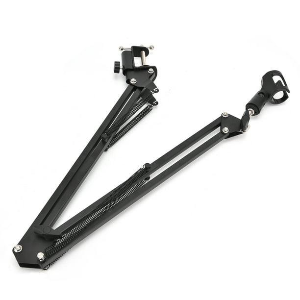 Soporte para micrófono Jadeshay plegable de escritorio color Negro