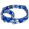 thumbnail image 6 of Country Brook Petz® 1/2 inch Royal Blue Hawaiian Martingale Dog Collar and Leash, Mini, 6 of 7