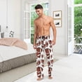 thumbnail image 7 of GZHJMY Cool Football Mens Pajama Pants, Comfortable and Soft Men&nbsp;Pajama&nbsp;Bottoms, with Pockets and Drawstring, Christmas New Year Birthday Father's Day Gifts, Small, 7 of 7
