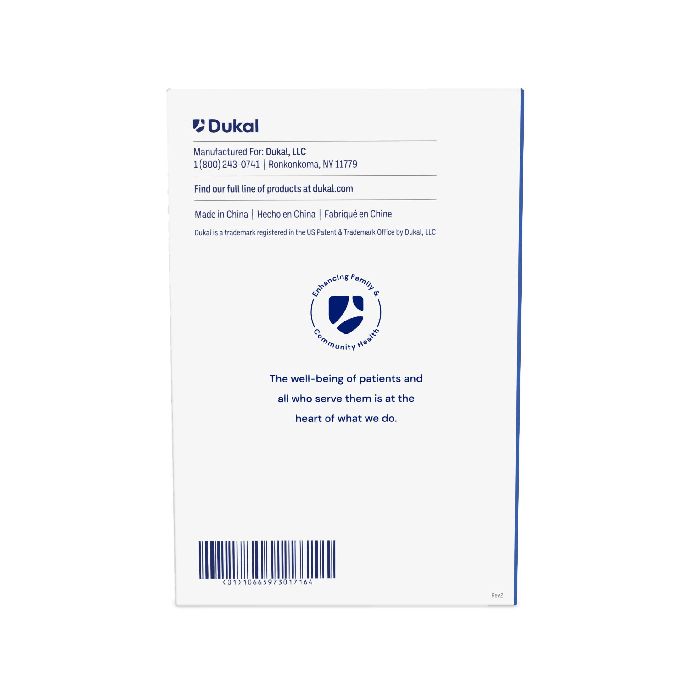 Dukal Oil Emulsion Non-Adherent Dressing 3" x 8" – Box of 24 Sterile Wound Care Pads for Burns, Cuts, and Surgical Dressings