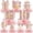 Pink Rose Gold 10th, variant on Pink Rose Gold Birthday Honeycomb Centerpieces Decorations for Women Girls, 9Pcs Happy Birthday Table Centerpieces Party Supplies, 10th 16th 21st 30th 40th 50th 60th Bday Table Topper Decor