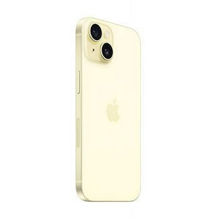 Restored Apple iPhone 15 - Cricket Wireless - 128GB Yellow