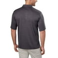 thumbnail image 2 of Kirkland Signature Men's Performance Polo Shirt, Gray, Medium, 2 of 3