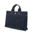thumbnail image 2 of Pre-Owned Hermes Handbag Tote PM Deauville Canvas Navy Women's Men's HERMES (Good), 2 of 11