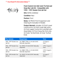 thumbnail image 2 of Front Control Arm Ball Joint Tie Rod and Sway Bar Link Kit - Compatible with 1993 - 1997 Honda Civic del Sol 1994 1995 1996, 2 of 2