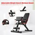 thumbnail image 5 of Adjustable Multifunctional Weight Bench for Full-Body Workout, Bench Press, Shoulder & Leg Training, Max Load 160kg, Comfortable Leather Cushion, Home Gym Equipment, 5 of 9
