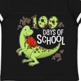 thumbnail image 4 of Inktastic 100 Days of School Cute Green Dinosaur Boys or Girls Toddler T-Shirt, 4 of 5
