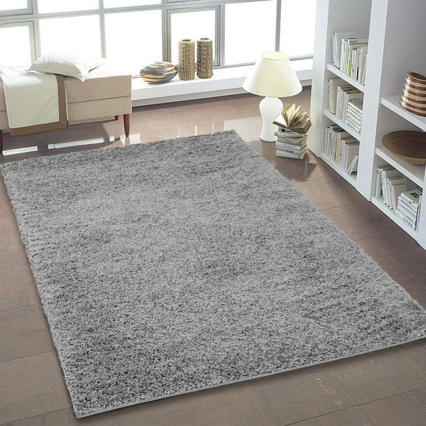 La Dôle Rugs Shaggy Collection Soft indoor Solid Area Rug Carpet in