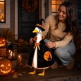 thumbnail image 7 of Aurorax Halloween Porch Goose Outfits 23" Holiday,Goose Clothes for Cement Goose Porch Goose 17/19 inch,Witch Black Porch Goose Clothing Accessories for Yard Outdoor Garden, 7 of 7