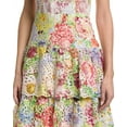 thumbnail image 3 of alice + olivia womens  Fina Tie-Front Midi Dress, 2, White, 3 of 3
