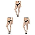 thumbnail image 4 of Maytalsory Trendy Fishnet Stockings Fit For All Body Shapes Enhancing Leg Curve Non-toxic Nylon Tights 3Set, 4 of 6