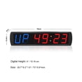 thumbnail image 2 of LED Gym Interval Timer Clock Tabata Fitness Digital Wall Clock Big Stopwatch Countdown Training Timer ,Versatile Applications, 2 of 6