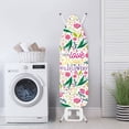 thumbnail image 3 of Kuiaobaty Non-Slip Ironing Board Cover Floral Leaf Pattern Universal Stretchy Cover with Elasticized Edges and Hook and Loop Fastener Strap for Friends Home & Kitchen Accessories, 3 of 5