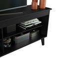 thumbnail image 5 of Madesa TV Stand Unit with 4 Shelves and Cable Management for 55, 65 Inch Media 1 Storage Gaming Media Console Living Room and Bedroom Entertainment Center Modern Wooden Television Cabinet - Black, 5 of 6