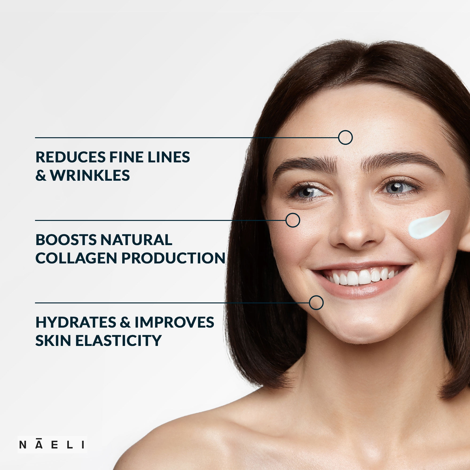 NAELI Retinol Night Cream for Face with Anti Aging Collagen & Peptide Complex, Reduces Wrinkles & Evens Skin Tone 1.4 oz.