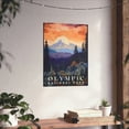 thumbnail image 3 of ELNEIT - Olympic National Park Poster, Unframed Matte Paper, S09, 3 of 4