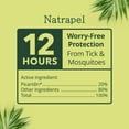 thumbnail image 2 of Natrapel Tick & Insect Repellent - Bug Spray with 20% Picaridin - Family Protection Against Mosquitoes, Ticks & More - Up to 12 Hours of Protection - 1 oz (4 Pack), 2 of 7