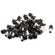 thumbnail image 1 of 50 Pcs Terminales de Cuerda de Crimpado de 16mm2 Conectores de Ferrule Aislados de Botón Negro, 1 of 1