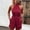 Red, variant on One Piece Solid Color Halter Neck Sleeveless Rompers,Women's Waist Backless Slim Romper