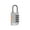 Gray, variant on 4 Digit Combination Padlock Portable Password Lock Keyless Unlocks AntiTheft Padlock for Backpacks Gym School Lockers