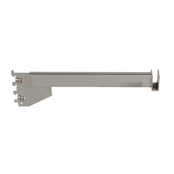 Soporte de 14 "para tubería rectangular de 1/2" x 1-1 / 2 "con tornillo de apriete - Acabado cromado, tamaño de paquete - 25 Econoco CR14
