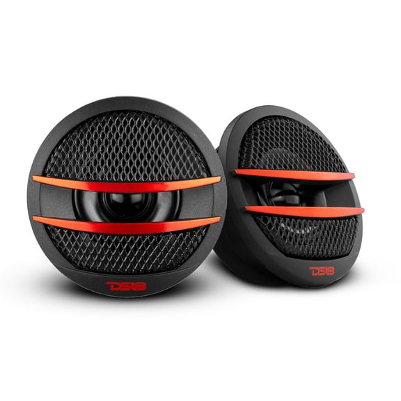DS18 Audio TX1R 1.38 in. 200W PEI Dome Ferrite Tweeter, Red
