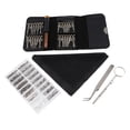 thumbnail image 3 of Kit de herramientas de reparación de tornillos para gafas de 1000 piezas con paño de limpieza de pinzas Sunnimix reparación de tornillos de gafas, 3 of 8