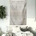thumbnail image 3 of Grey Tapestry, Victorian Lace Flowers and Leaves Retro Background Old Fashioned Graphic, Wall Hanging for Bedroom Living Room Dorm Decor, 60W X 80L Inches, Off Wihte Taupe Grey, by Ambesonne, 3 of 5