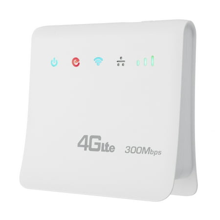 WIFI Router 2.4GHZ WIFI Hotspot 300Mbps Encryption 4G LTE CPE Mobile WiFi with SIM Card (Best Wifi Card 2019)