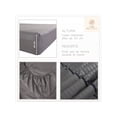 thumbnail image 4 of Juego de Sábanas Individual 2800 Hilos Extra Suave Premium Textura Rayada Soft Nature, 4 of 5