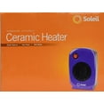 Soleil Personal Electric Ceramic Heater, 250 Watt MH01, Purple