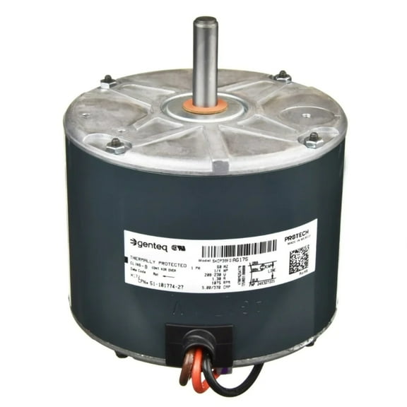 Rheem 51-101774-27 - Condenser Motor, 1/4 HP, 208-230, 1075 RPM, 1 Speed