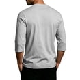 thumbnail image 4 of GrmtClth We The People Shirt for Men Independence Day Usa 250 Years Birthday Tops Classic 3/4 Sleeve Tee Fashion Soft Round Neck Clothes Gray S, 4 of 5