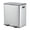 Silver - 40L, variant on Dual Compartment Stainless Steel Kitchen Trash Can – 2 x 5.3 Gal (20L) – Collapsible Foot Pedal – Soft-Close Odor-Proof Lid – Rust-Resistant – Space-Saving Modern Design