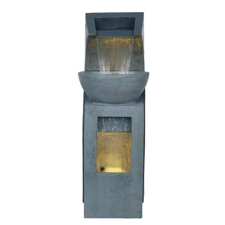 Basin Fountain with LED Lights