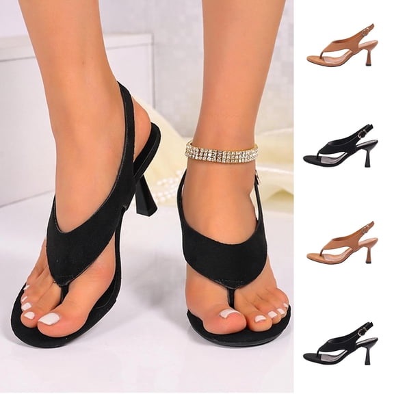 High Heels Women's Fashionable And Casual Solid Color Pointed Toe Heels Versatile High Heels Shoes Black 37