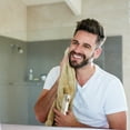 thumbnail image 2 of EeaseMX peine de acero inoxidable para barba y bigote de dientes finos para hombre, plateado, 2 of 8
