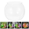 thumbnail image 4 of HLONK Plastic Fish Bowl Transparent Small Aquarium Small Fish Tank Fishbowls Goldfish Bowl, 4 of 4