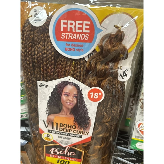ZURY V11 BOHO CURLY CROCHET BRIADS