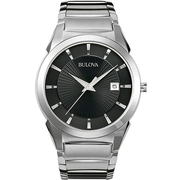 Bulova Men's Dress Silver Stainless-Steel Quartz Watch