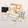 thumbnail image 3 of Rack Dormitory Storage Shelf Strong PP Metal Foldable Design Simple Style Desktop Display Shelf for Home Dormitory Office, 3 of 5