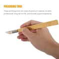 thumbnail image 3 of Miangastore 2pcs Wood Handle Agate Burnisher Crafts Sliver Jewelry Polishing Tool, 3 of 9