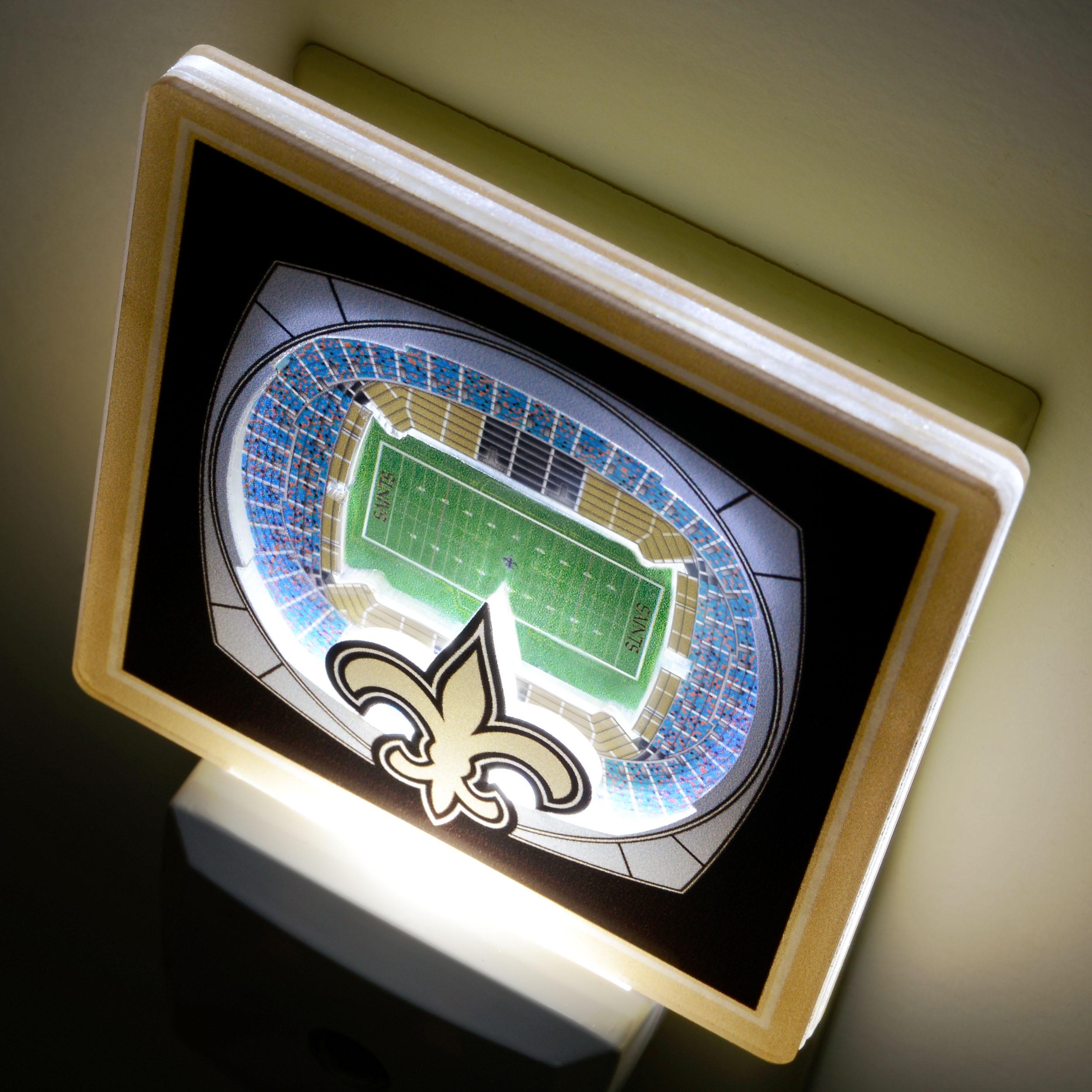 YouTheFan NFL New Orleans Saints StadiumView Nite Light