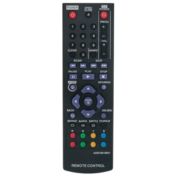 Replace Remote for LG Blu-ray BP325 BP320 BP220 BP200 BP125 BP325W BP220N BP320N