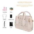 thumbnail image 5 of 1pc Straw Small Bag Single Shoulder Bag Beach Bag with Removable Shoulder Strap, 5 of 8